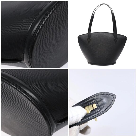 LOUIS VUITTON Epi Saint Jacques Shopping Shoulder Bag Black M - Picture 11 of 14